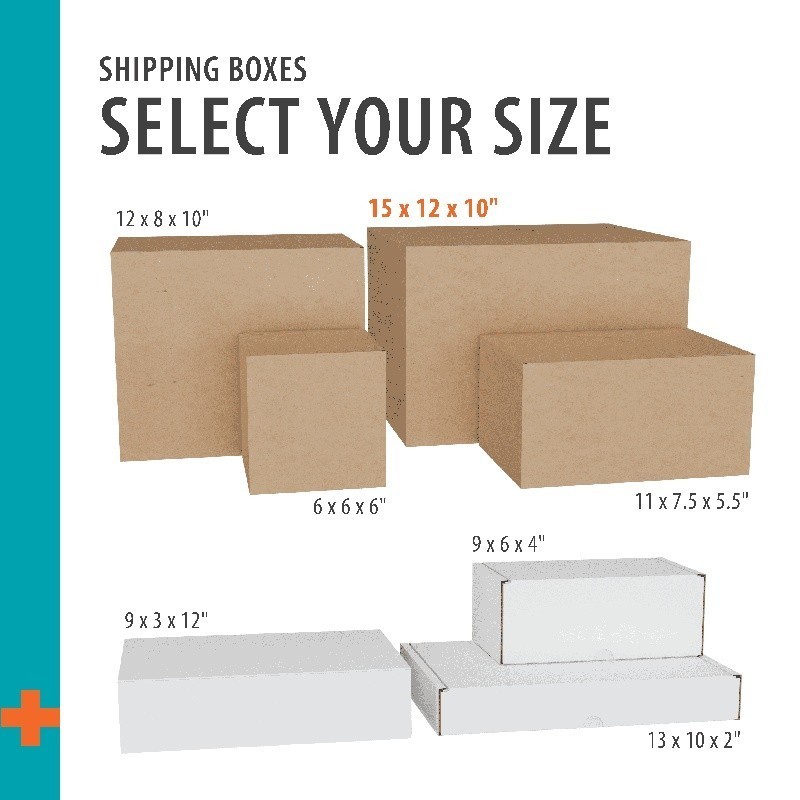 Recycled Shipping Boxes 15x12x10 Inch 30 Pack Easy Folding Eco-Friendly New