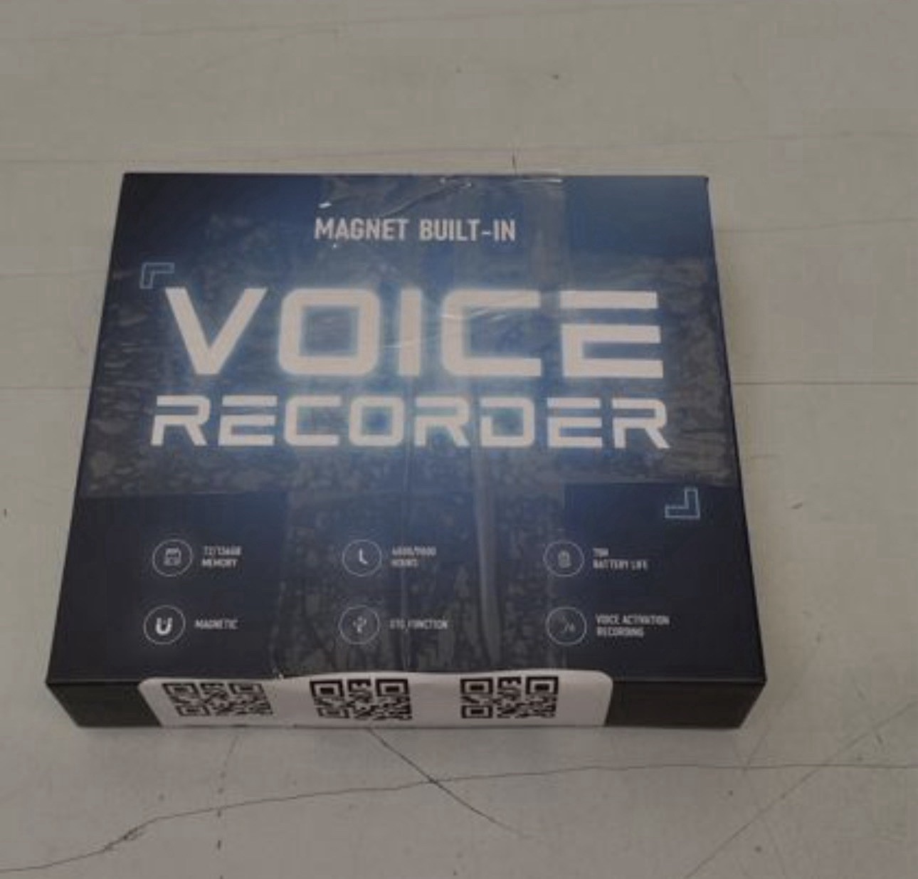 Natesukii 128GB Magnetic Voice Activated Recorder 9800hr Flash Memory