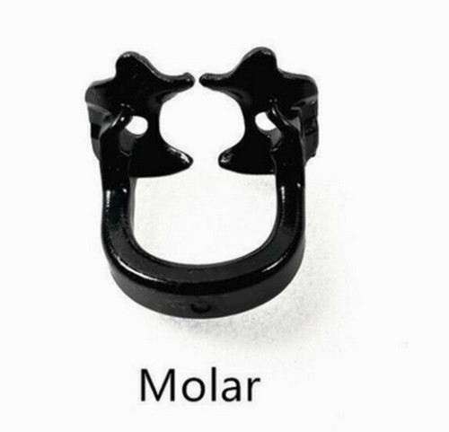 4 Pcs Dental Barrier Clips Rubber Dam Clamps Clip Soft Resin Kerr Style Molar