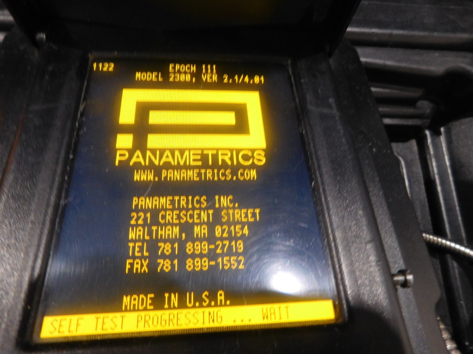 Panametrics Epoch III, Model: 2300 Flaw Detector with Manual and Case