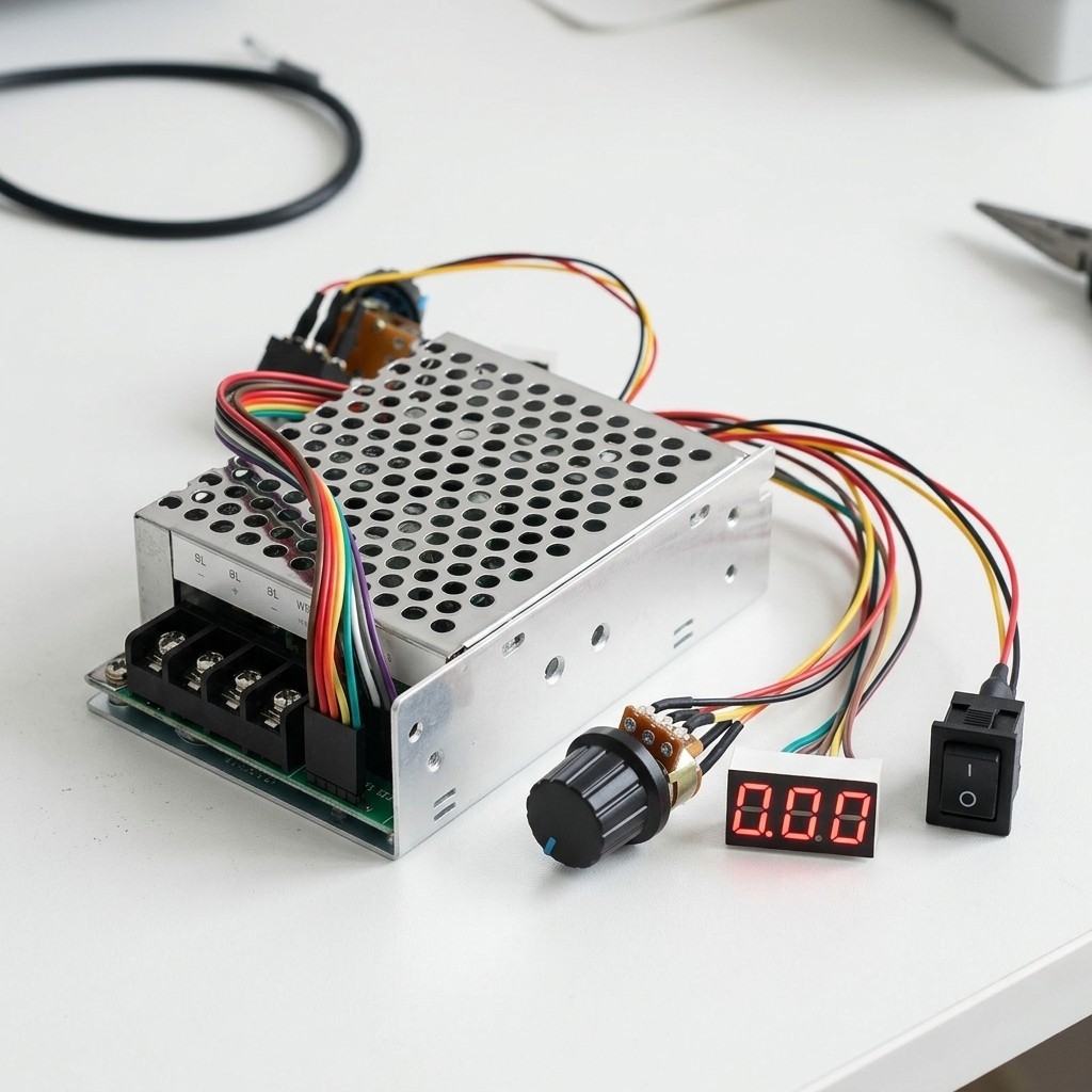 PWM Motor Speed Controller Official 60A DC 10-55V Reversible Variable Control