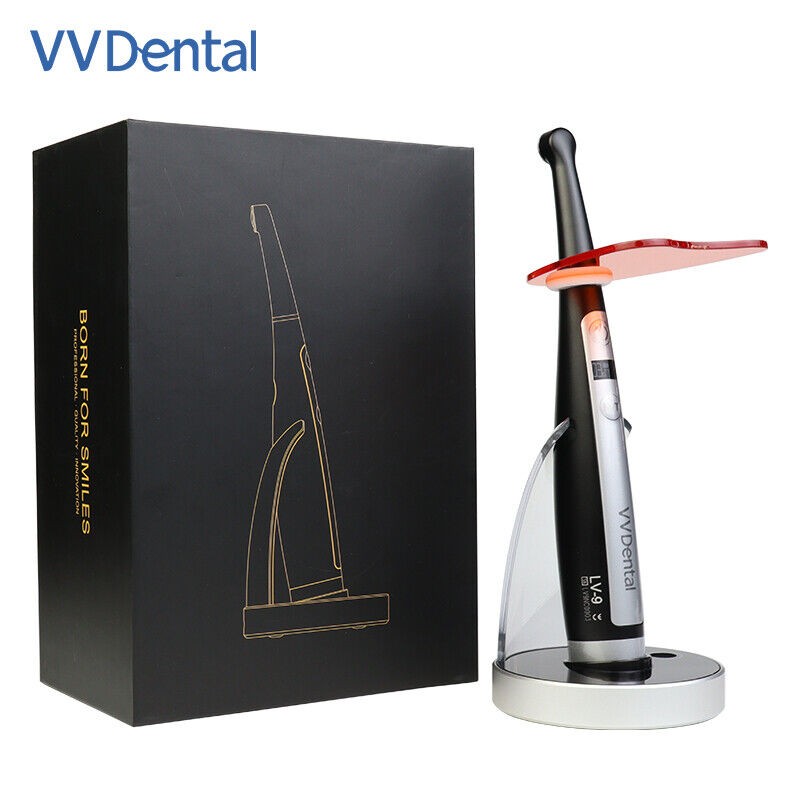 Dental Curing light LED Resin Cure Lamp 1 Second 3200mw/cm² 6 Modes OLED Screen