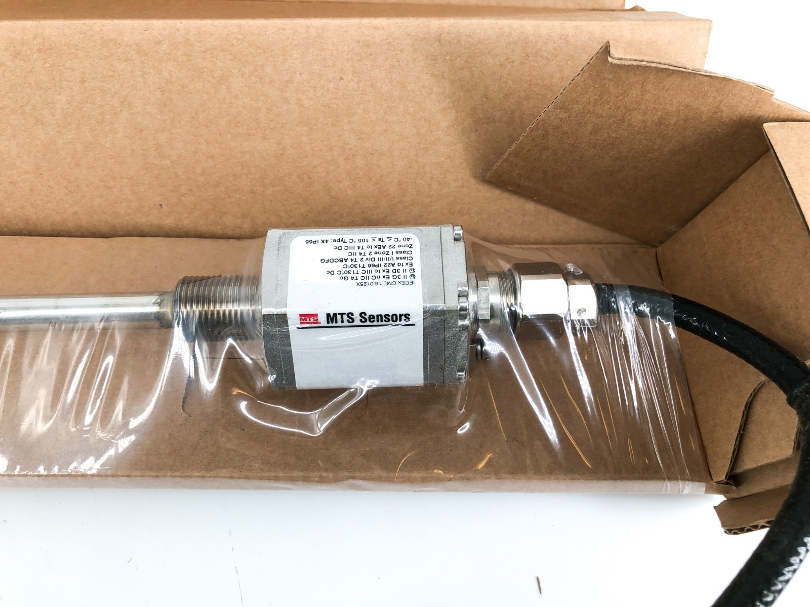 New MTS Temposonics ETM0600MT051AR3 Linear Position Sensor 600m Stroke