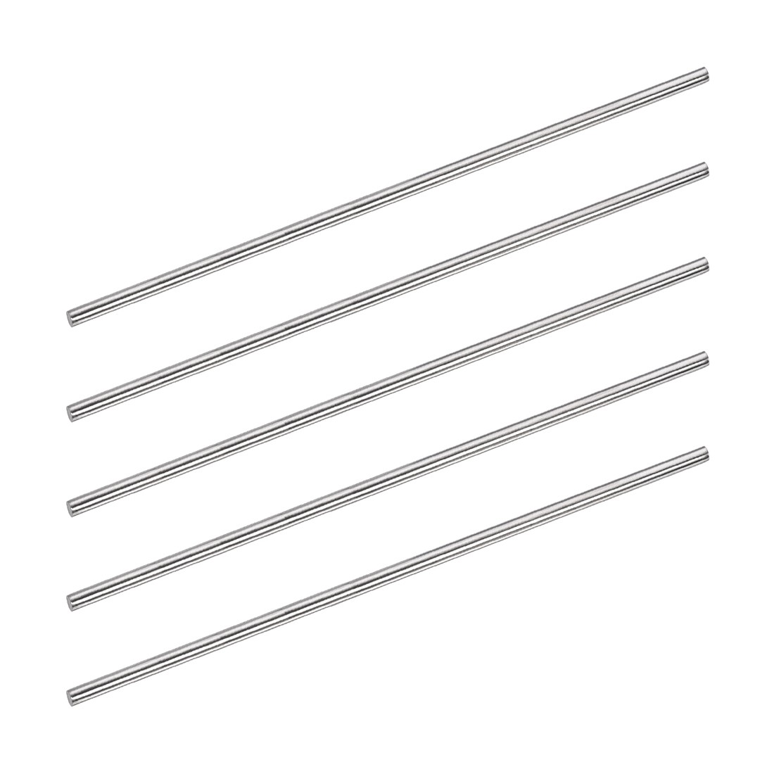 4mm x 300mm 304 Stainless Steel Solid Round Rod DIY Craft 5 Pack