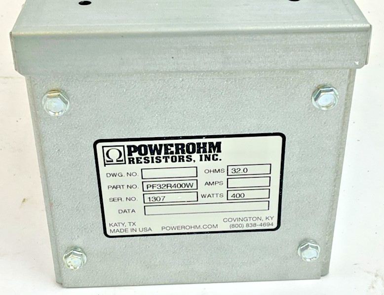 POWER OHM RESISTORS PF32R400W BRAKING RESISTOR 32OHM 400W