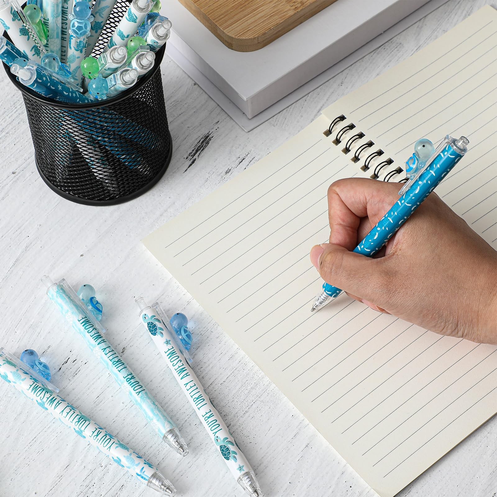 30 Pcs Sea Inspirational Turtle Pens Gifts Cute Ballpoint Pens Bulk Back to S…