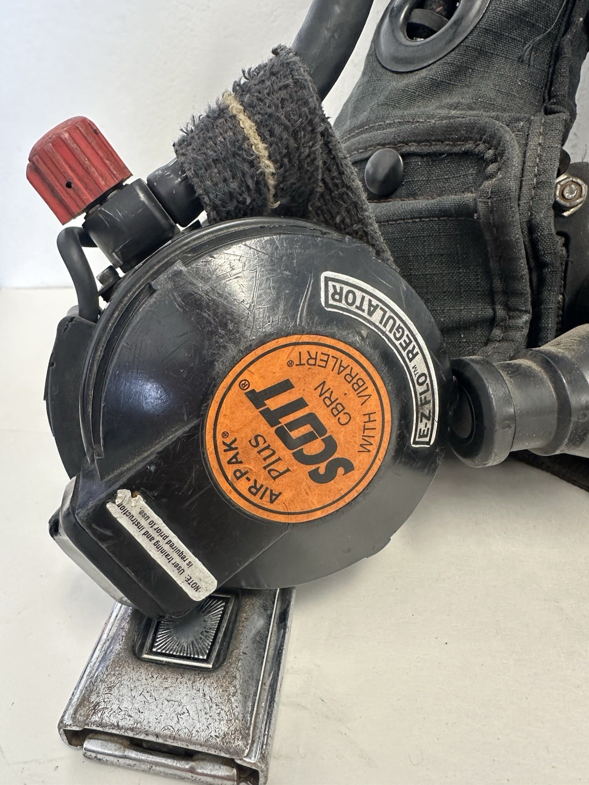 Scott Air-Pak 4.5 CBRN SCBA Harness 2007ed Pak-Alert EZ Flo Regulator HUD AP75