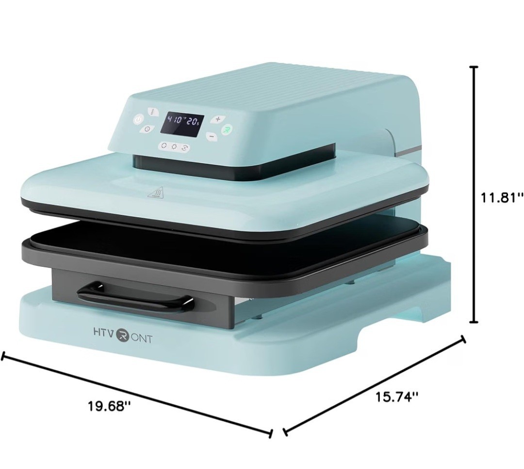 HTVRONT Auto Heat Press Automatic Heat Press Machine w/ Digital Display
