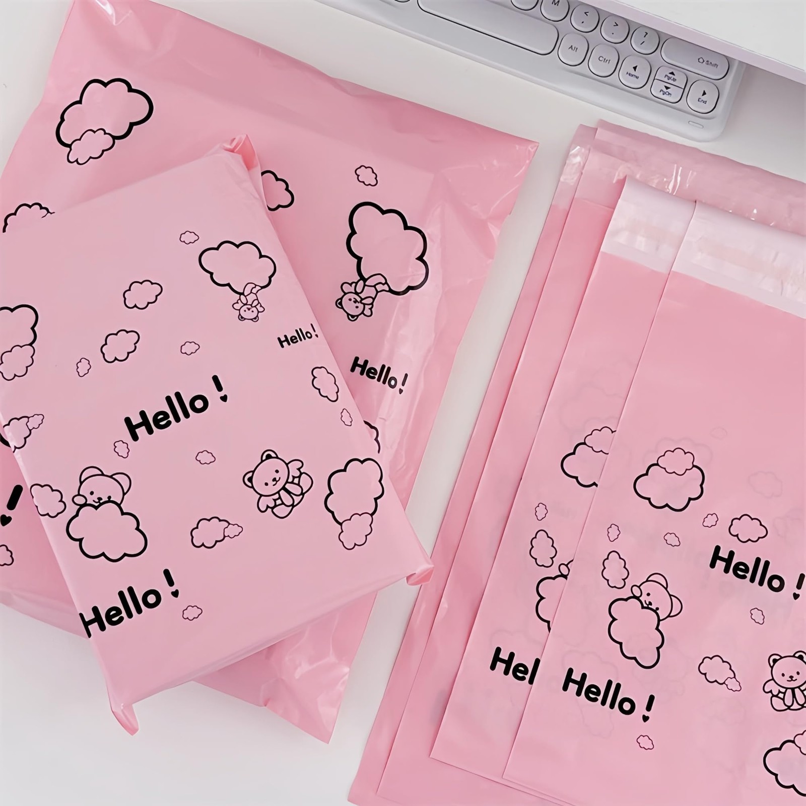 50 Pcs Small Poly Mailers Self Adhesive Shipping Envelope Mailer for Small Bu…