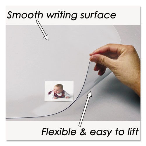 Artistic 6040MS 24 in. x 19 in. KrystalView Desk Pad – Glossy Finish, Clear New
