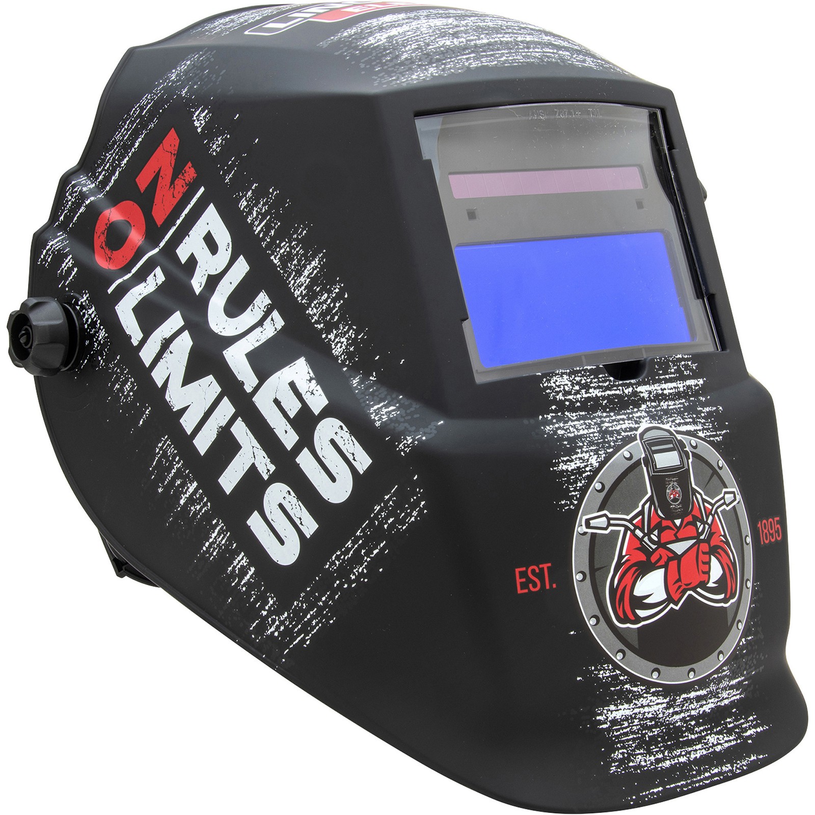 Lincoln Electric Auto-Darkening Welding Helmet with Grind Mode, No Rules/No
