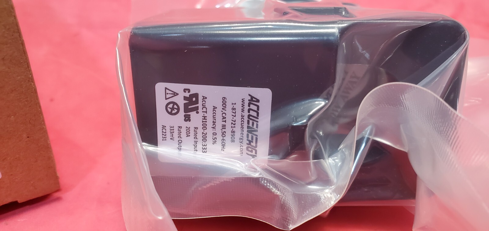 Accuenergy AcuSplitCT Split Core TRansformer AcuCT-H100-200:333