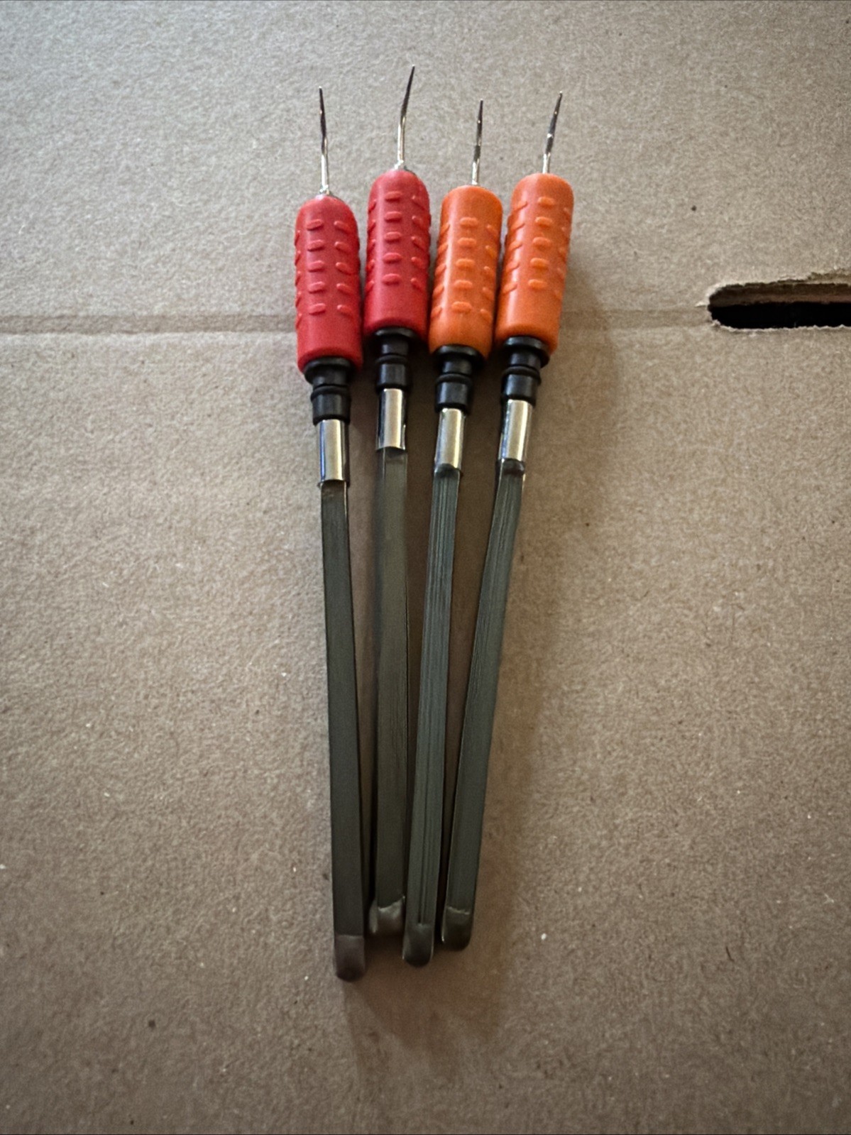 Acclean Ergo Ultrasonic Insert IF-50 30 KHz Red/orange Lot Of 4 Henry Schein