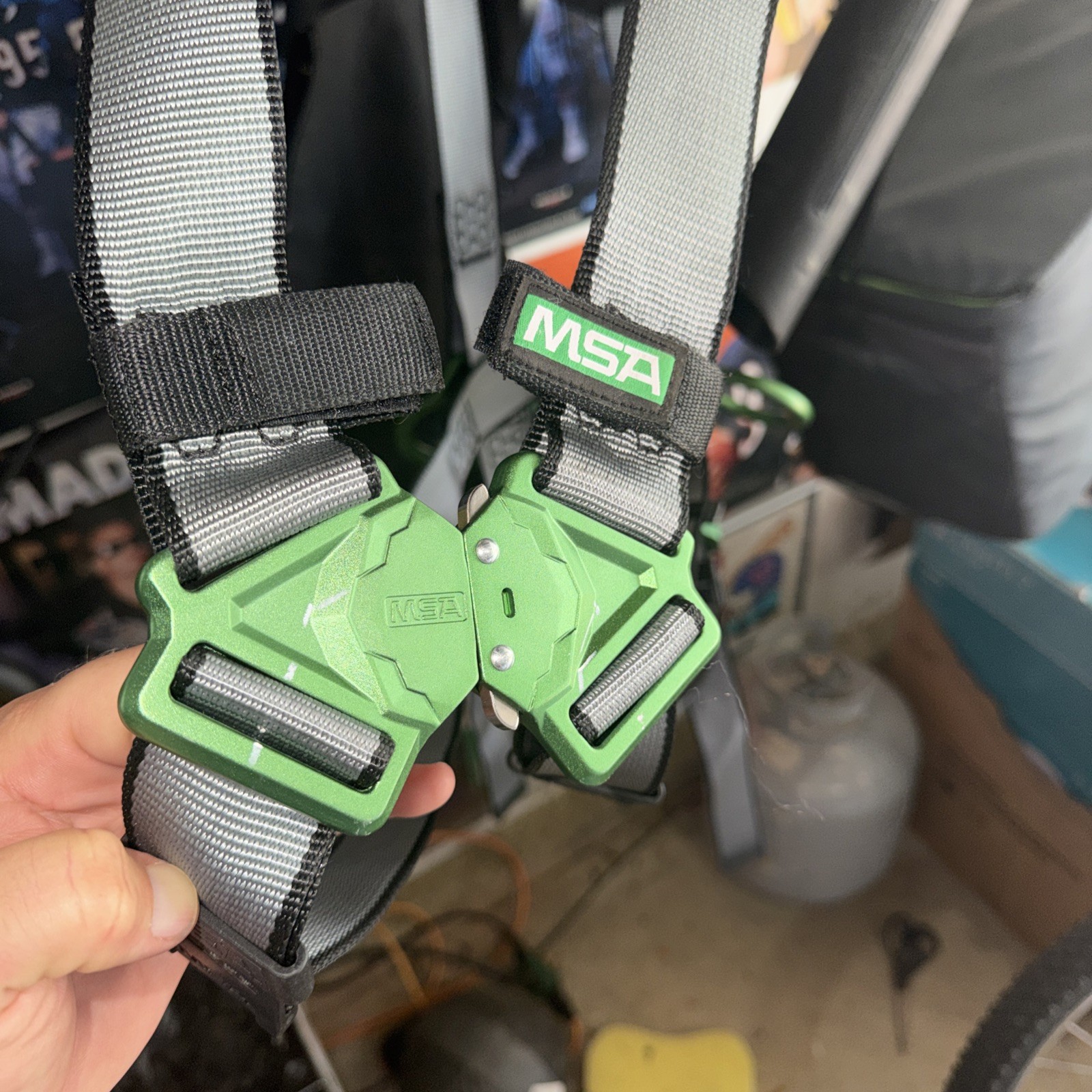 MSA V-Fit Safety Harness (PN 10194875) SXL Fall Protection