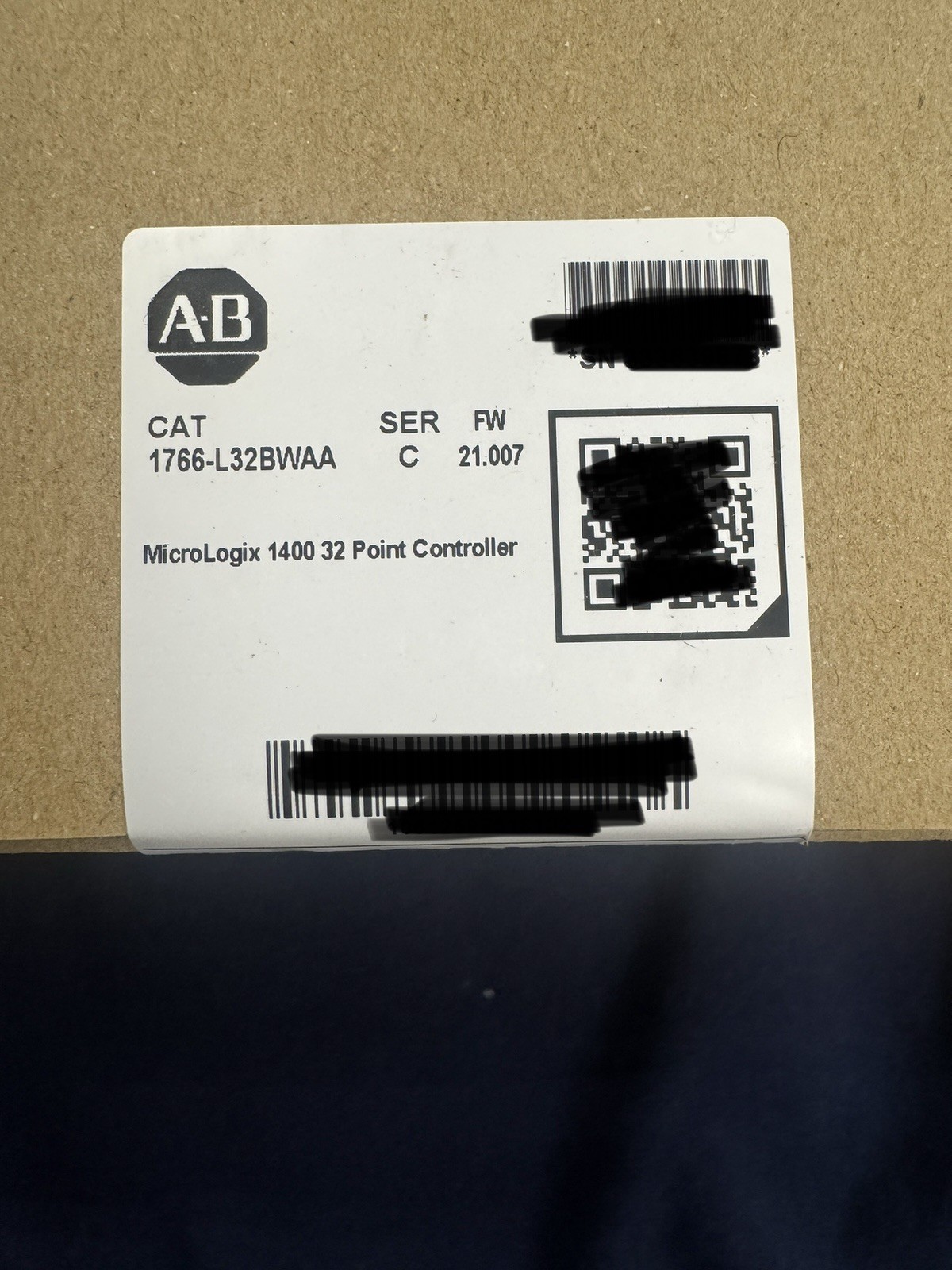 Allen-Bradley 1766-L32BWA MicroLogix 1400 32 Point Controller