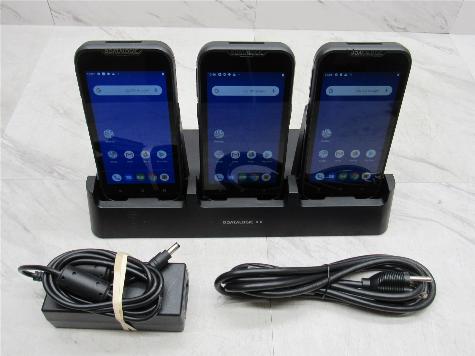 3 LOT Datalogic Memor 10 Mobile Computer 944350004 Android 9 with Battery + Dock