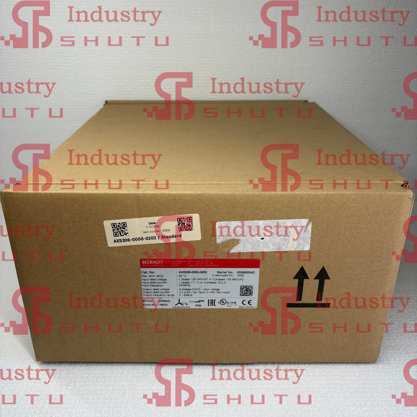 1pcs Beckhoff AX5206-0000-0202 Servo Drive Fast Shipping