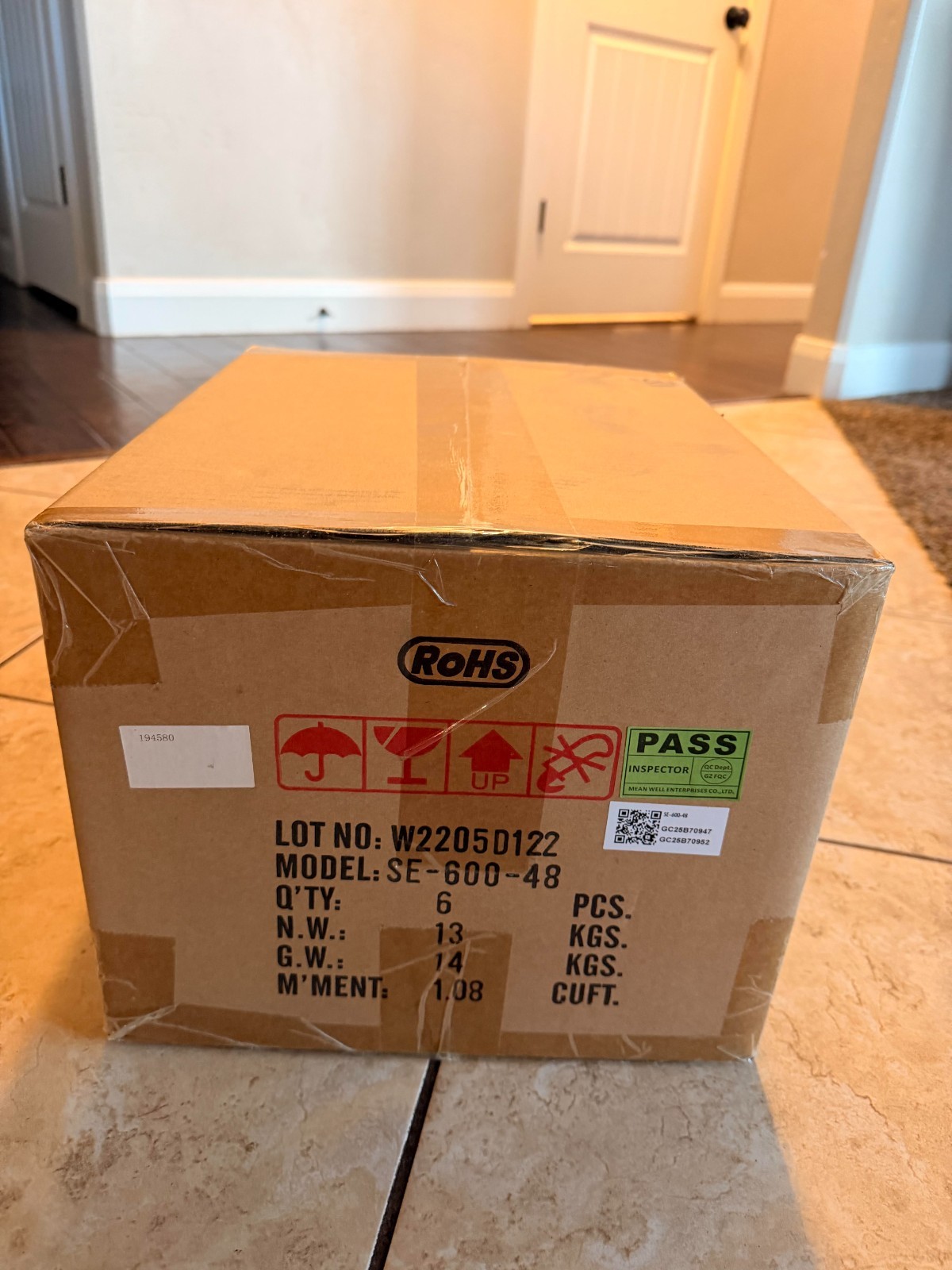 Meanwell SE-600-48 Power supply
