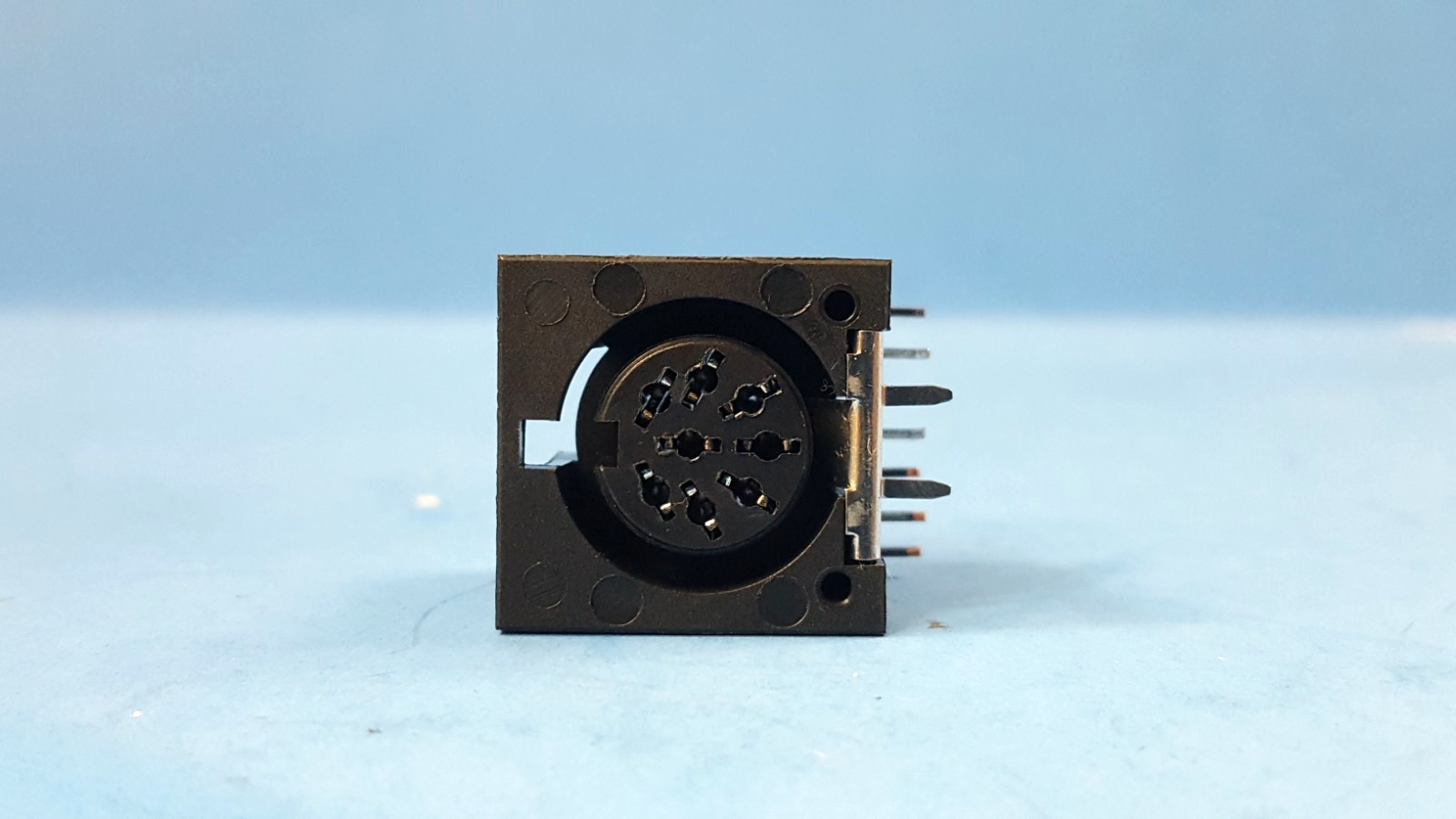 2Pcs- Circular DIN Connector, 8 contact, 211511-1, 5211511-1, AMP/TYCO, Female
