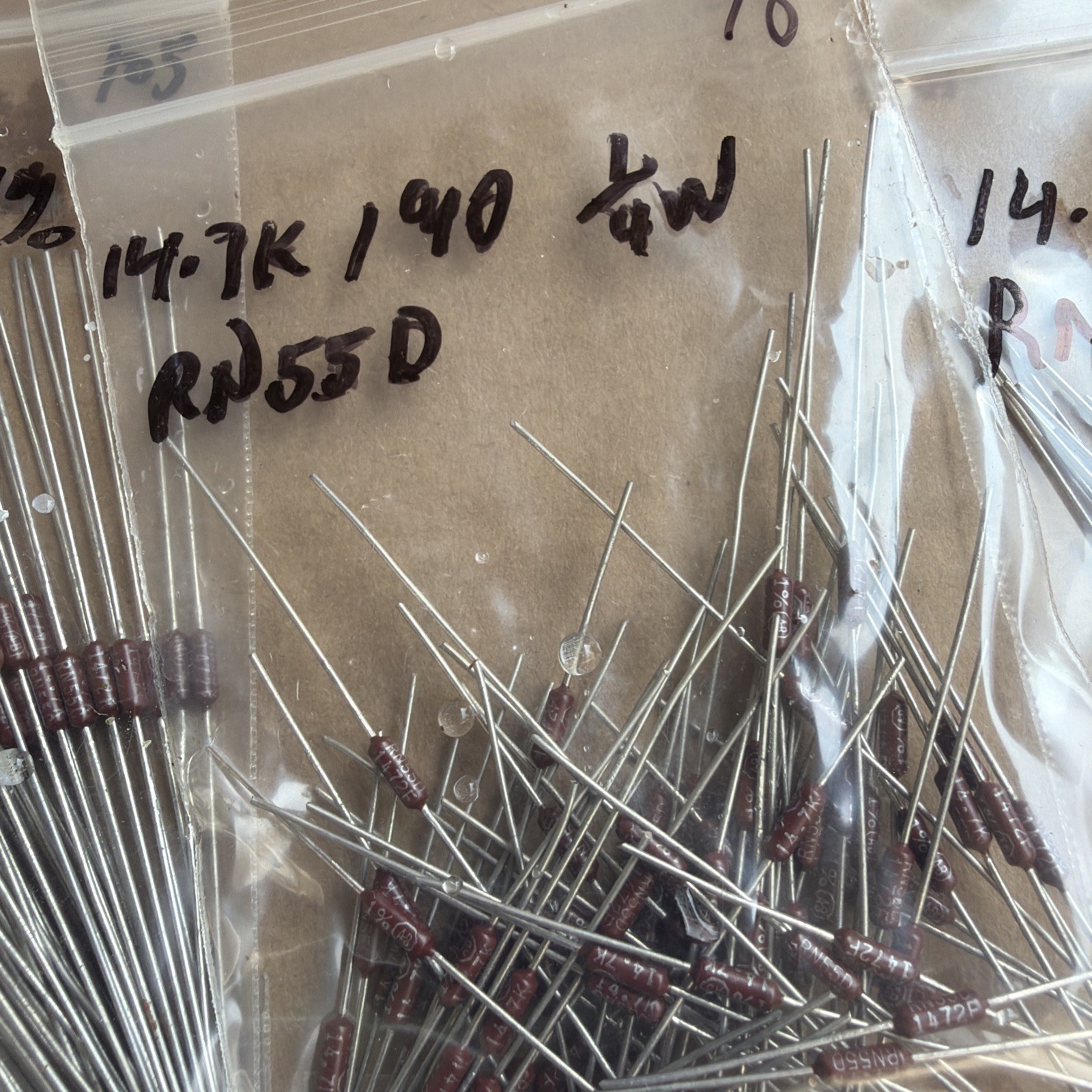 425pc Group Lot Of RESISTORS Dale & Other Mfg Look At Pictures New & Used #6