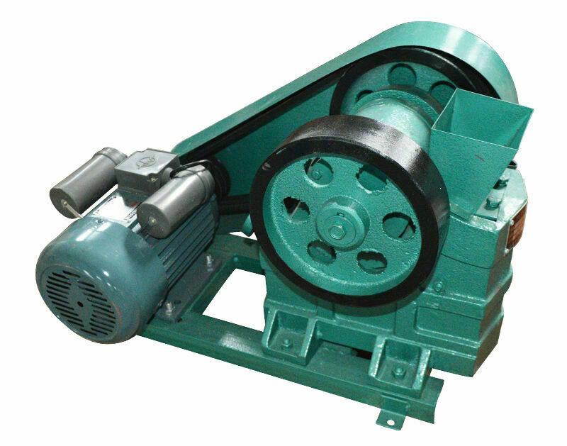 INTBUYING®220V Mini Jaw Crusher Feeding Inlet 2.16″,1400 RPM,250kg/h Crusher