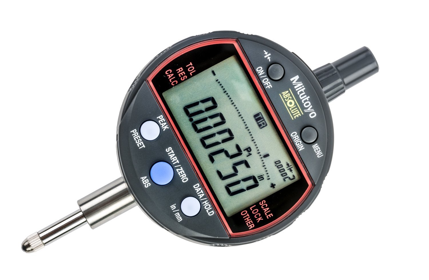 Mitutoyo 543-342B-10 ABSOLUTE Digimatic Indicator, 0 – .5 «/0 – 12.7mm Range