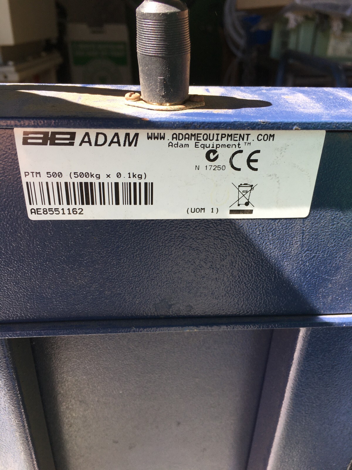 Adam Equipment PTM 500 Floor Scale Digital 1100 Lb. Capacity AE402