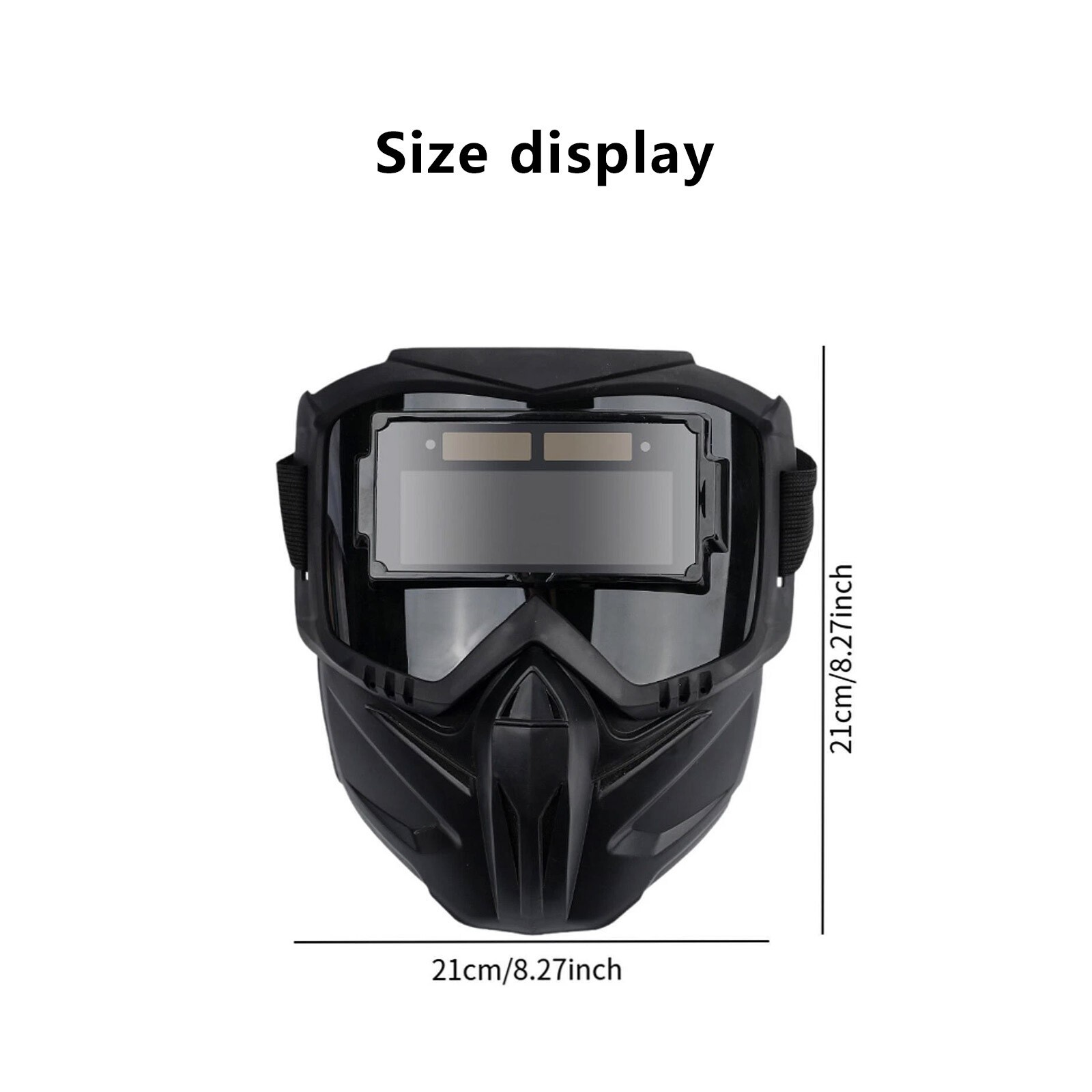 NEW True Color Auto Darkening Welding Glasses Flame Resistant Welder Mask Black