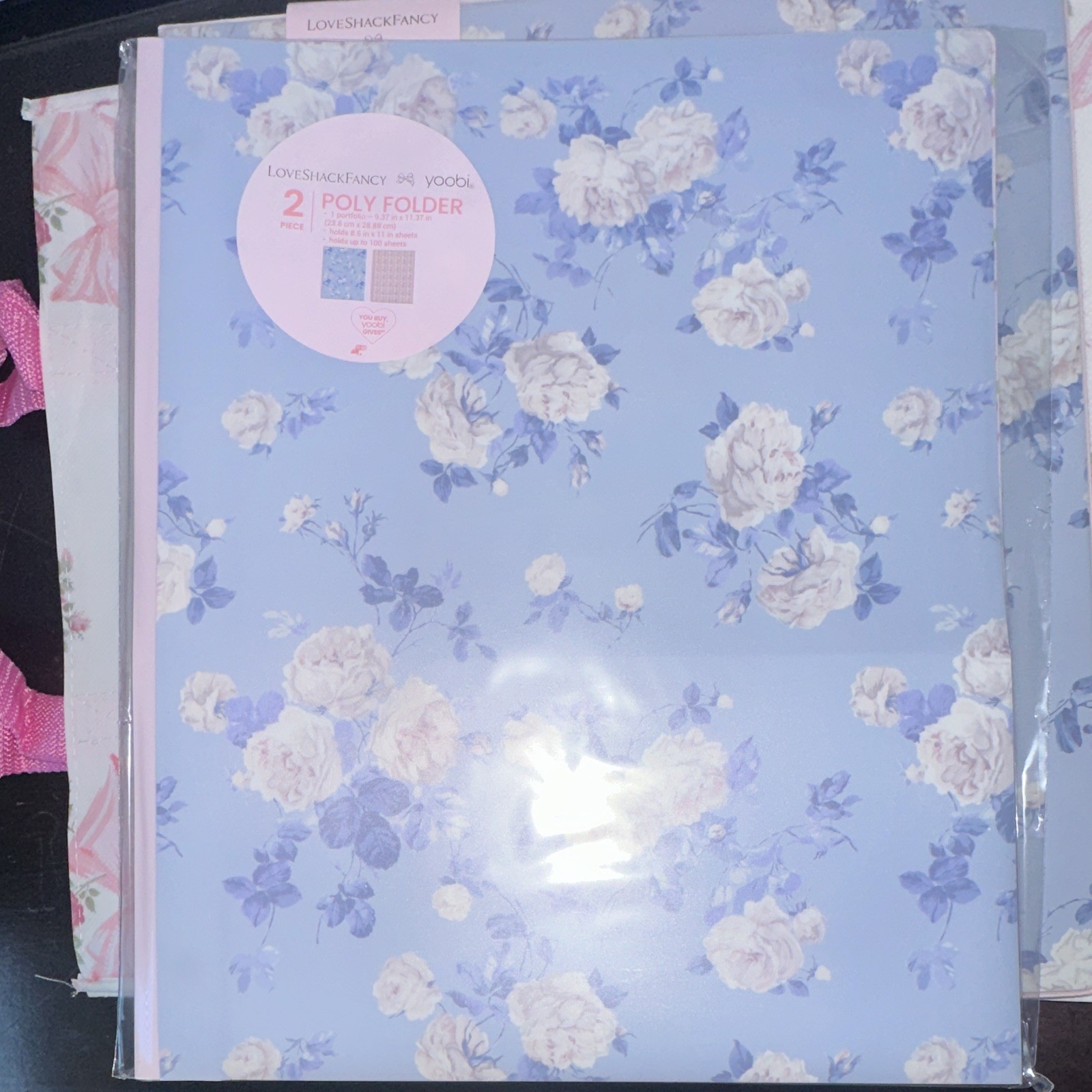 LoveShackFancy x yoobi Planner 2026-2027 Weekly/Monthly Floral Spiral