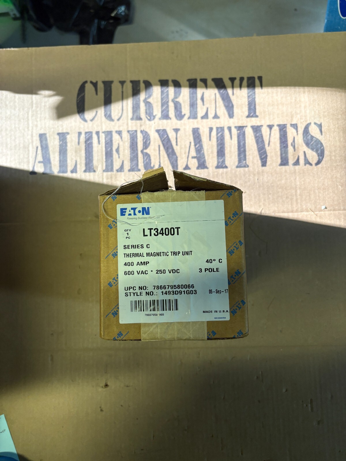 EATON LT3400T THERM/MAG TRIP UNIT