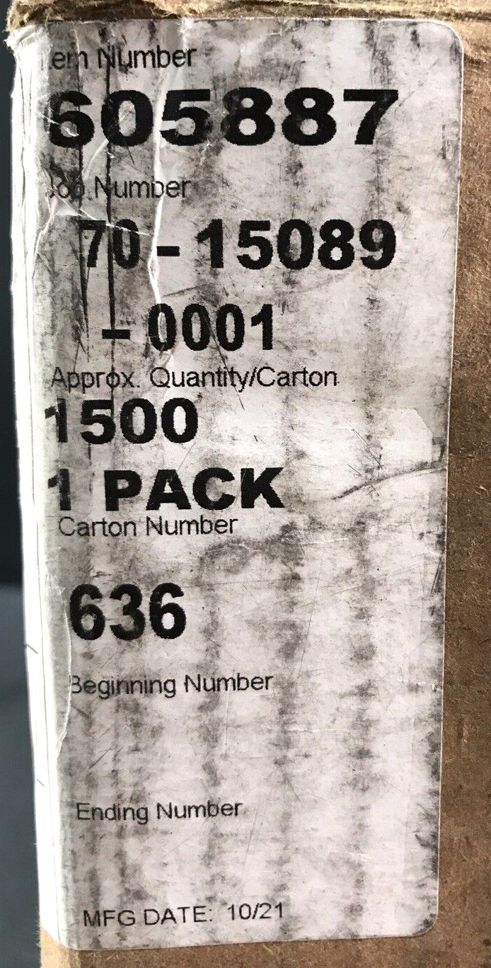 UPS Direct Thermal Fanfold Shipping Labels 1500 PC Sticker Zebra Compatible 4×8