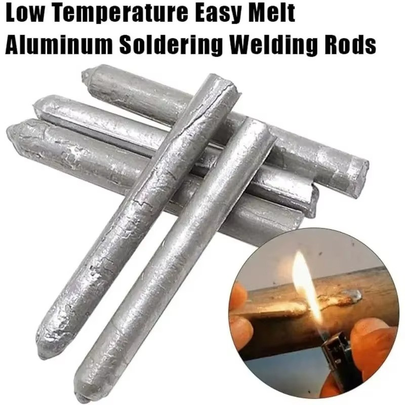 Tandefio 24 Pcs Low Temperature Universal Welding Rod Sticks Metal Easy Melt