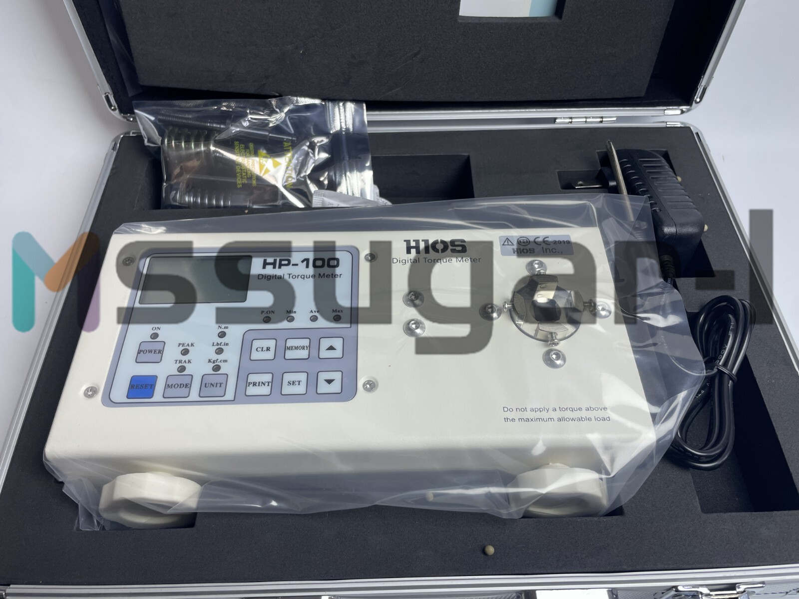 New In Box HIOS HP-100 Digital Torque Meter Tester #