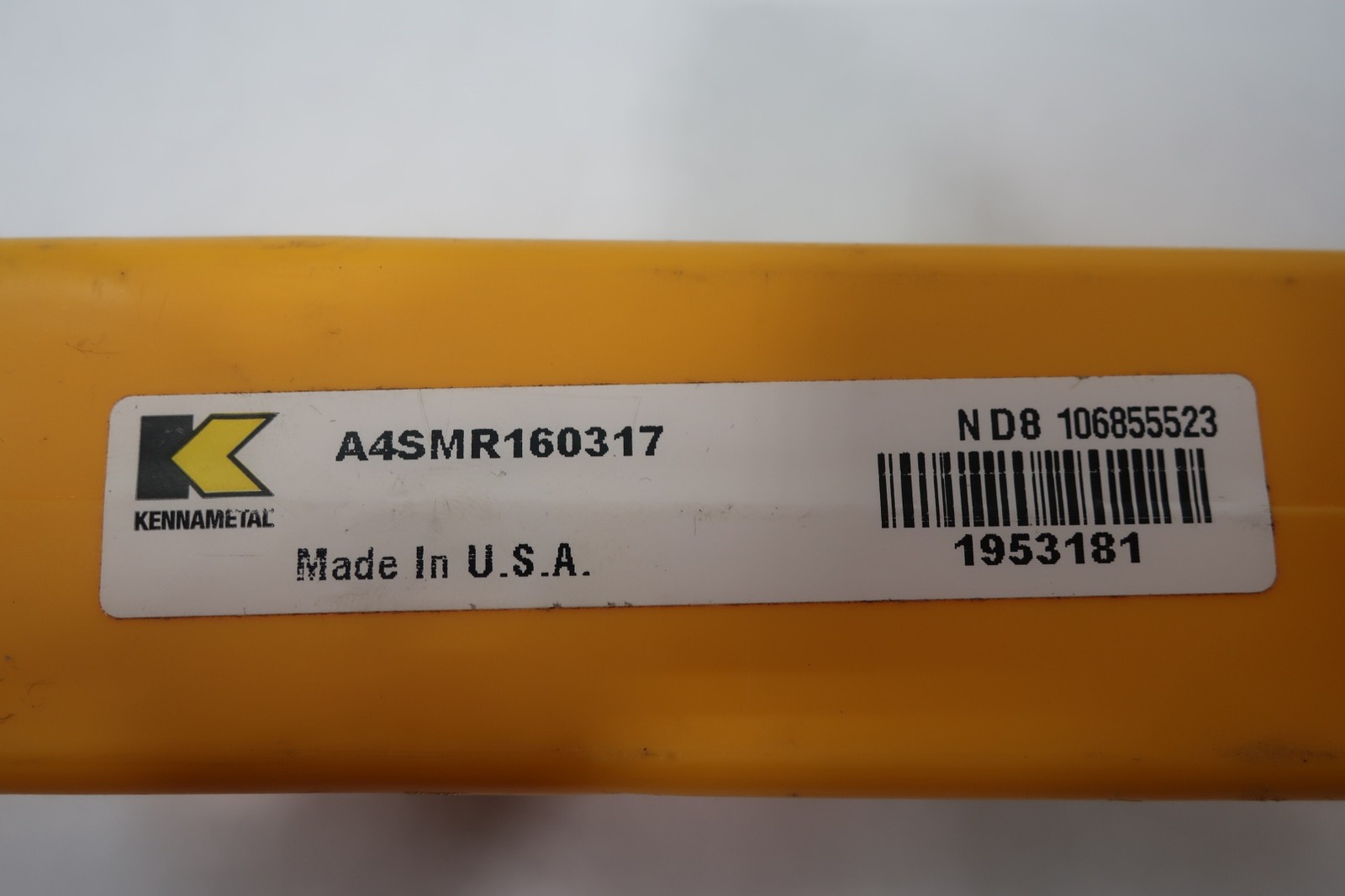 Kennametal A4SMR160317 Indexable Grooving Tool Holder 1in X 6in