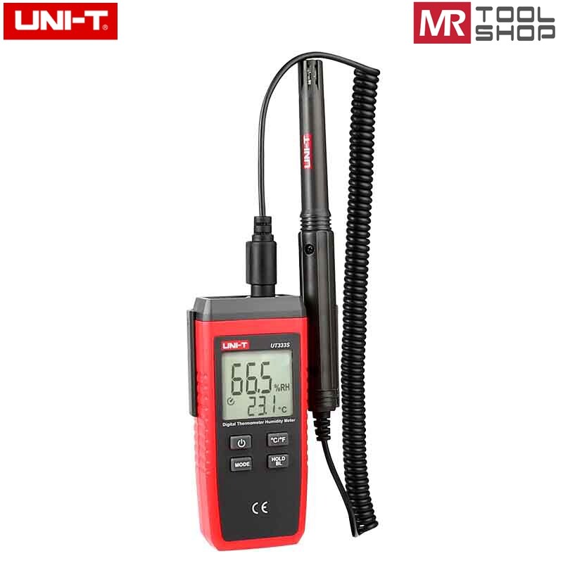 UNI-T UT333S Digital temperature humidity meter Hygometer LCD Data hold Backligh