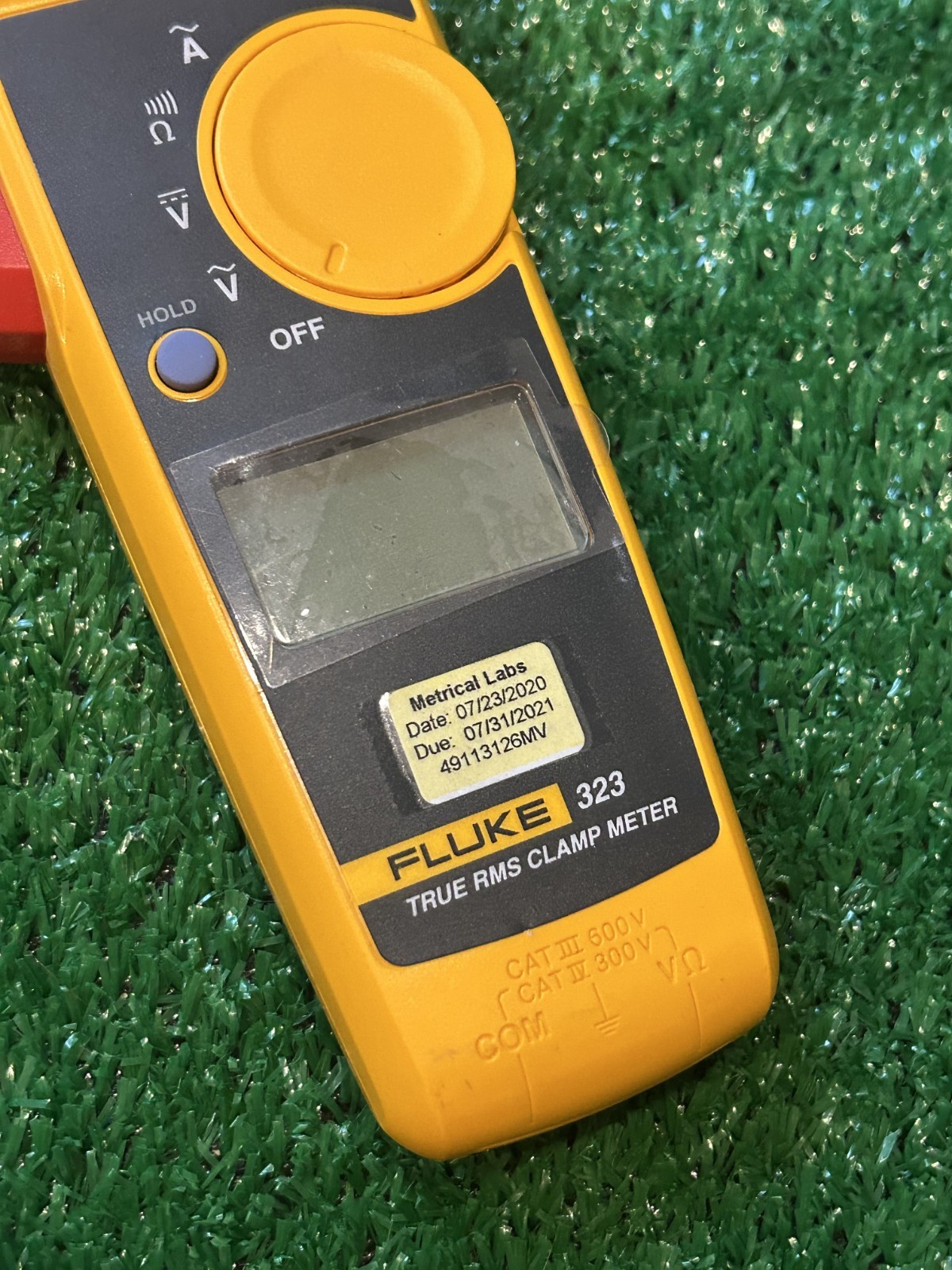 Fluke 323 True-rms Digital Display Clamp Meter Multimeter Sealed Screen Tested