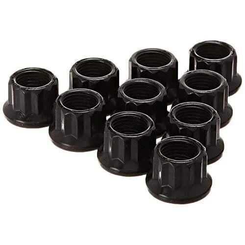 ARP 300-8335 9/16″-18 12-Point Nut – 10 Piece, Black