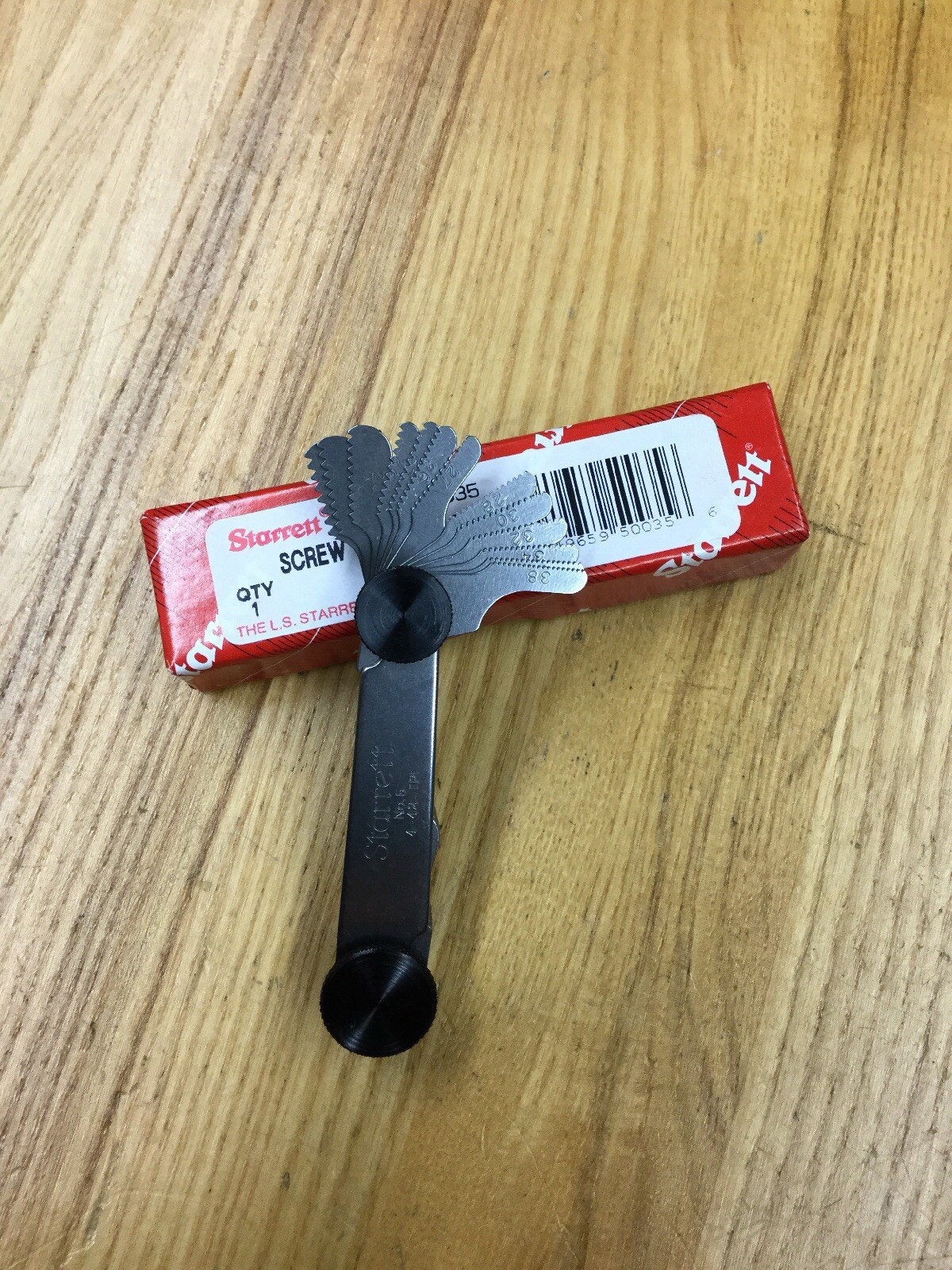 STARRETT 6 50035 SCREW PITCH GAGE NEW