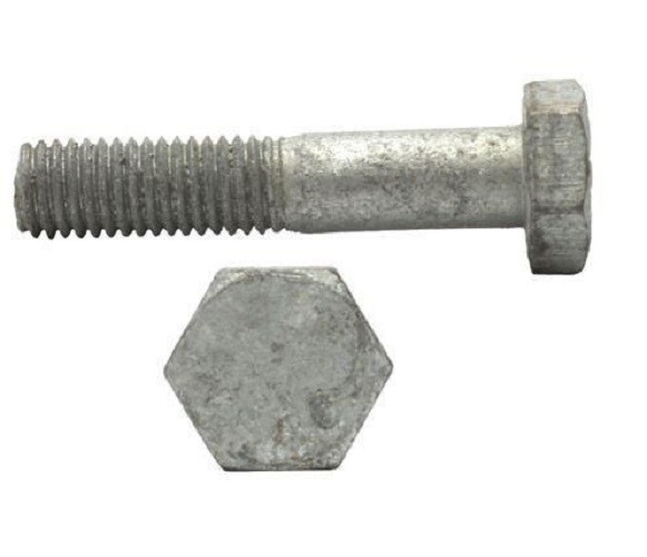 7/16-14 X 1-1/2 Hex Head Cap Screws Hot Dipped Galvanized 550 Pieces