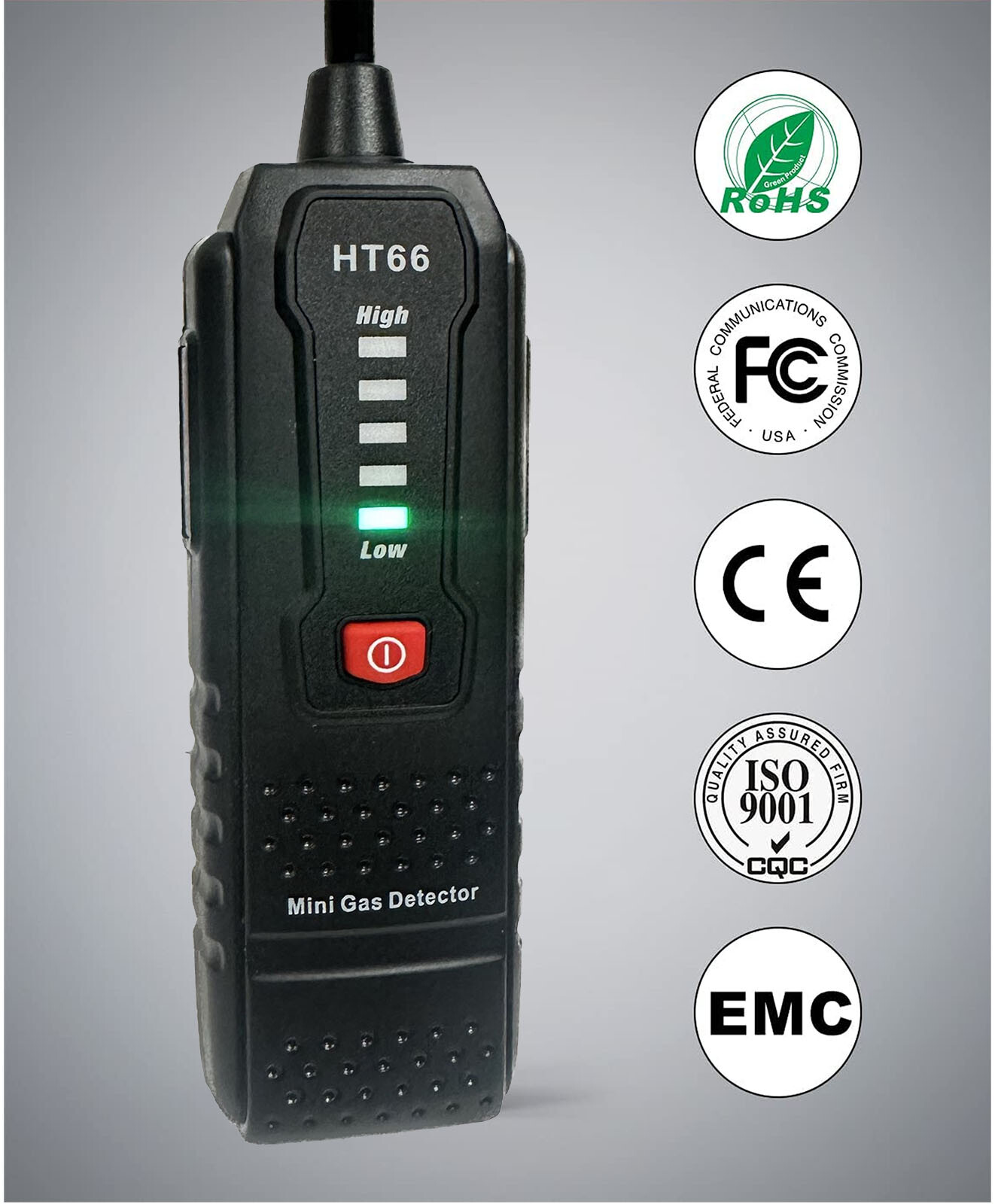 Handheld Combustible Gas Leak Detector Sniffer Methane, LPG LNG Sewer Gas Tester