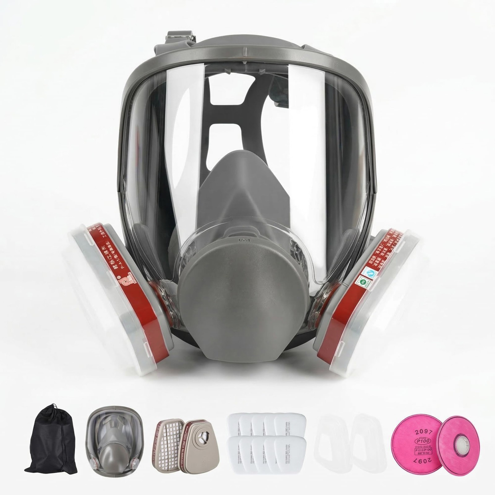 LAUCO Full Face Respirаtor Reusable, Organic Vapor Respirаtor Compatible with