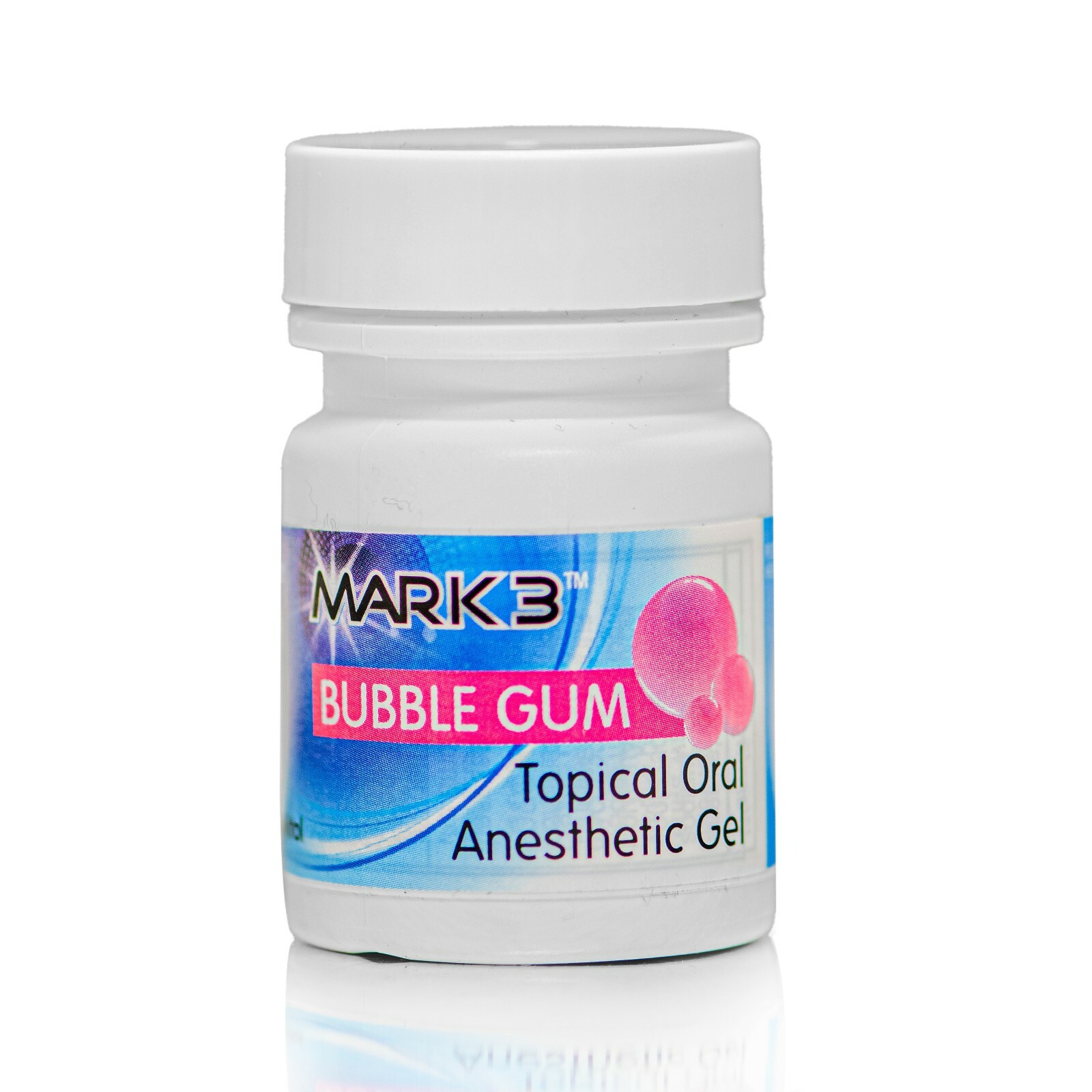 10 Dental Topical Bottles Mark3 Anesthetic Gel 20% Benzocaine 1OZ Jar -6 Flavors