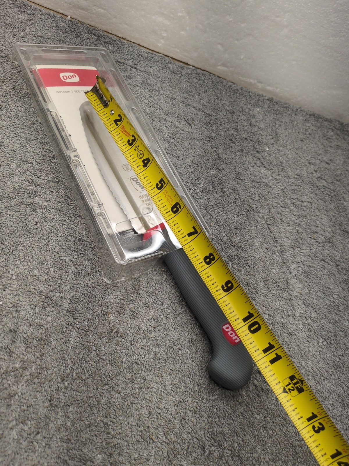 Don 1141930 Dexsteel Sofgrip 6″ Scalloped Utility Knife Dexter 30169 Gray X1