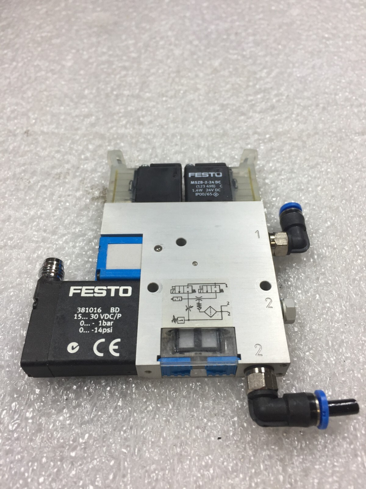 FESTO 162524 VADMI-45-P D902 1.5 8BAR Vacuum Generator FREE SHIPPING