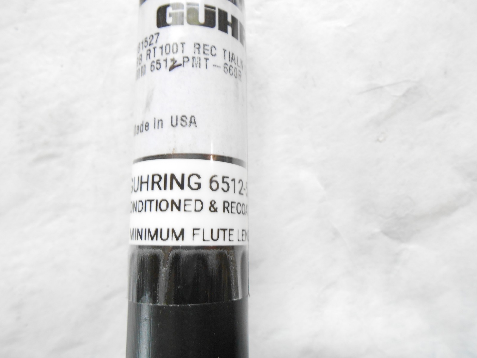 GUHRING USA 5.10MM (#7) CUT DIA. X 155MM FL X 195MM OAL SOLID CARBIDE HP DRILL