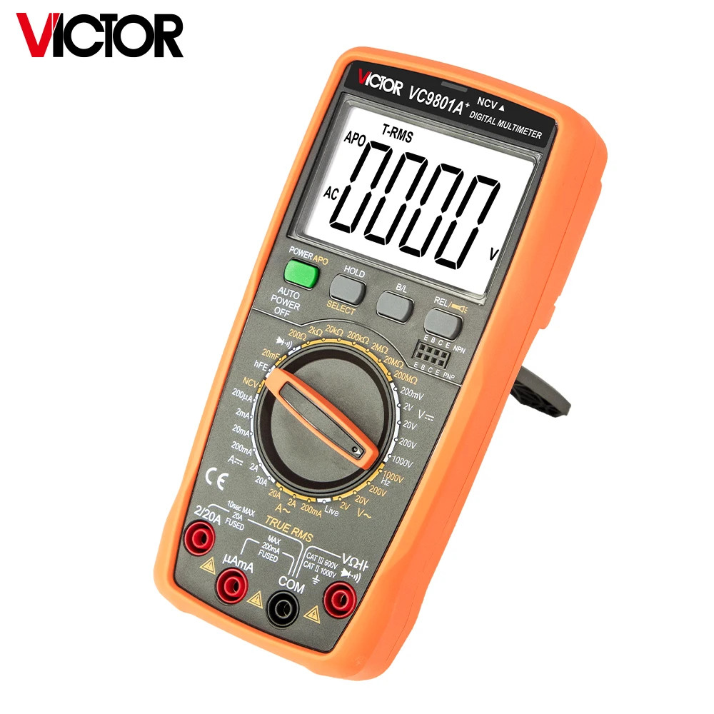 Digital Multimeter Voltage Tester Capacimeter Frequency Temperature Measuring