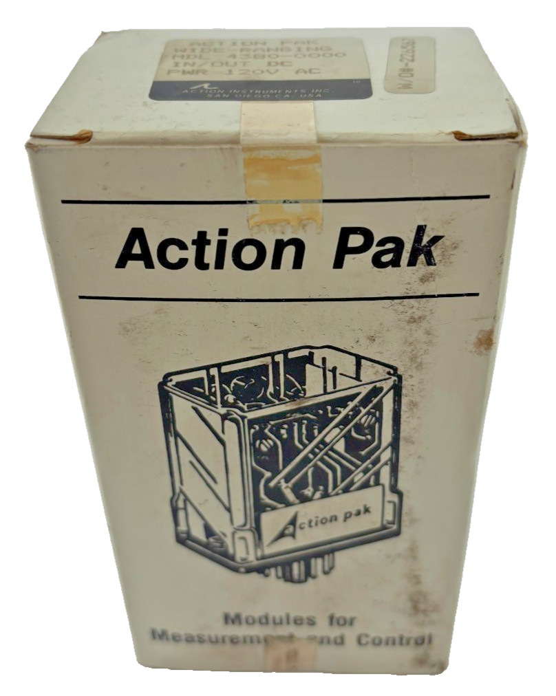 Action Pak 4380-0000 Signal Relay Wide Range Input Output DC 120VAC
