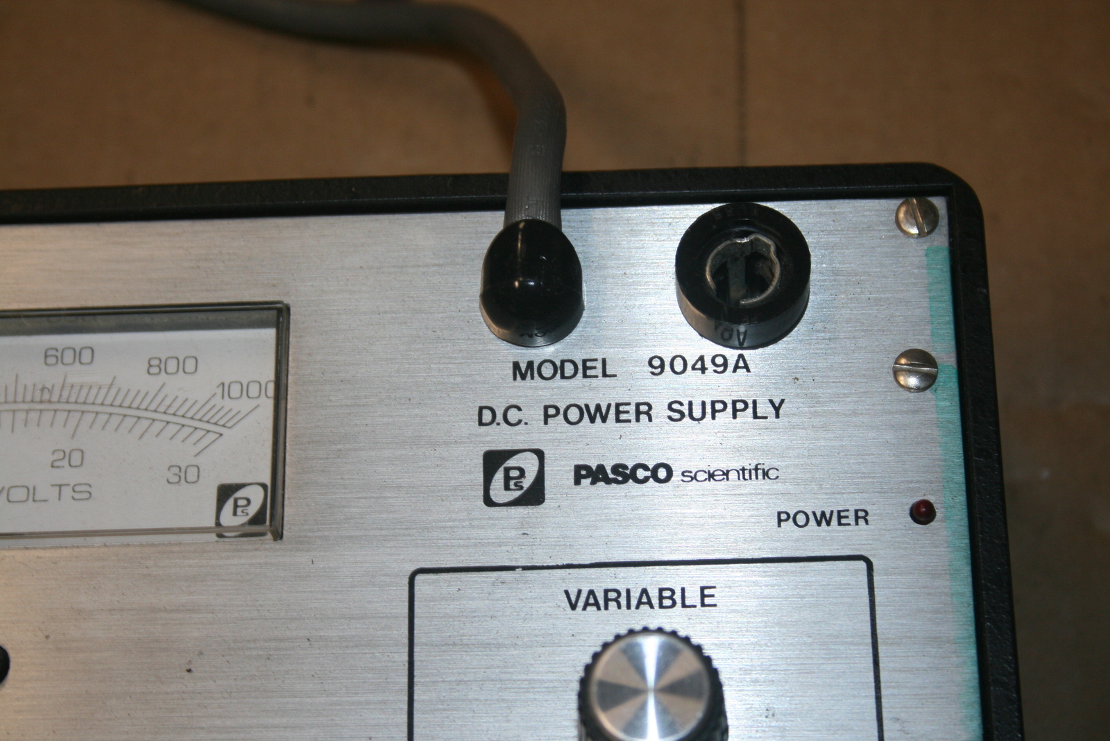 Pasco Sceintific 9049A Power supply 0-1000v