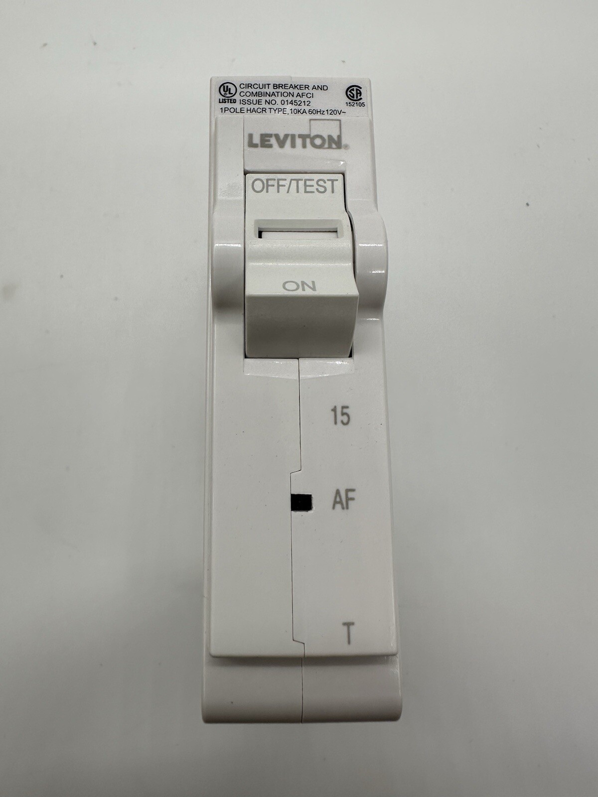 BOX OF 10 circuit breaker Leviton LB115-AFT 15 A 1-Pole Plug-on AFCI brand NEW
