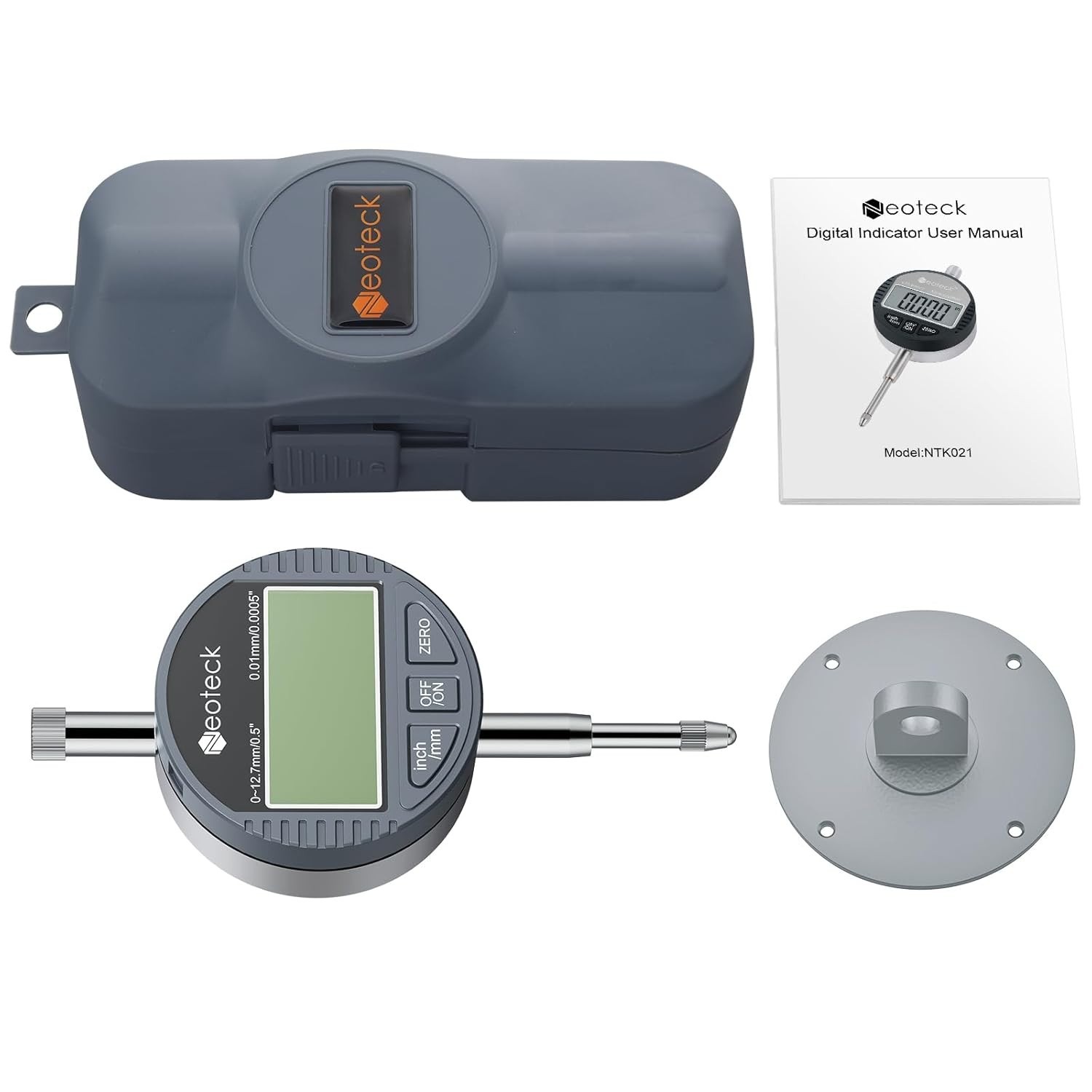 DTI Digital Dial Indicator 0.01mm/0.0005 inch Digital Probe Indicator Dial Test